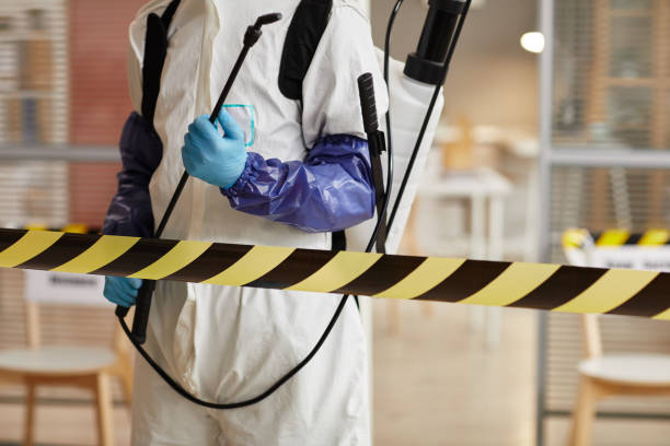 Professional Infectious Disease Decontamination technician working in Douglas, MI